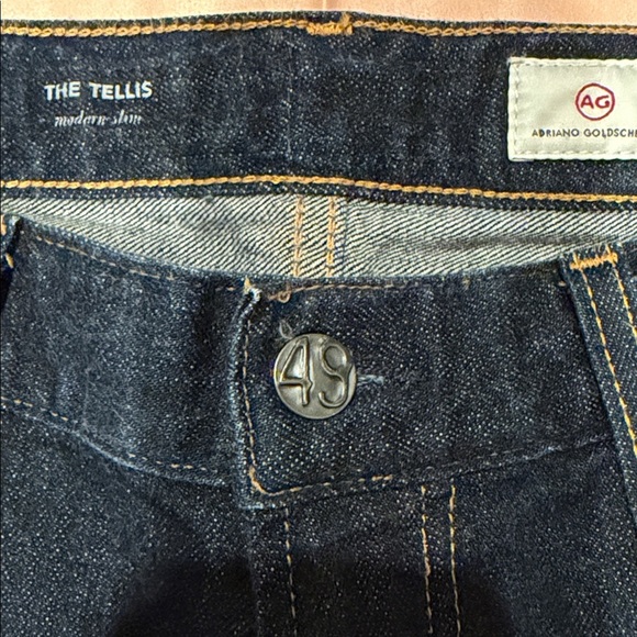 Adriano Goldschmied Men’s Blue Jeans Modern Slim 32R - Picture 11 of 11